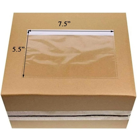 5.5x7.5 Shipping Label/Packing Slip Sleeves | Envelope Pouches - Picture 1 of 4